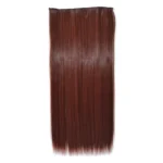 33M35# One-piece Seamless Five-clip Wig Long Straight Wig Piece