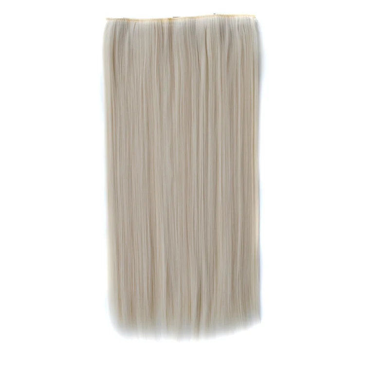 60# One-piece Seamless Five-clip Wig Long Straight Wig Piece