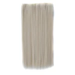 60# One-piece Seamless Five-clip Wig Long Straight Wig Piece - Image 2