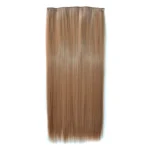 88M27# One-piece Seamless Five-clip Wig Long Straight Wig Piece - Image 2
