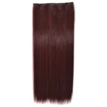 99JM118# One-piece Seamless Five-clip Wig Long Straight Wig Piece - Image 2