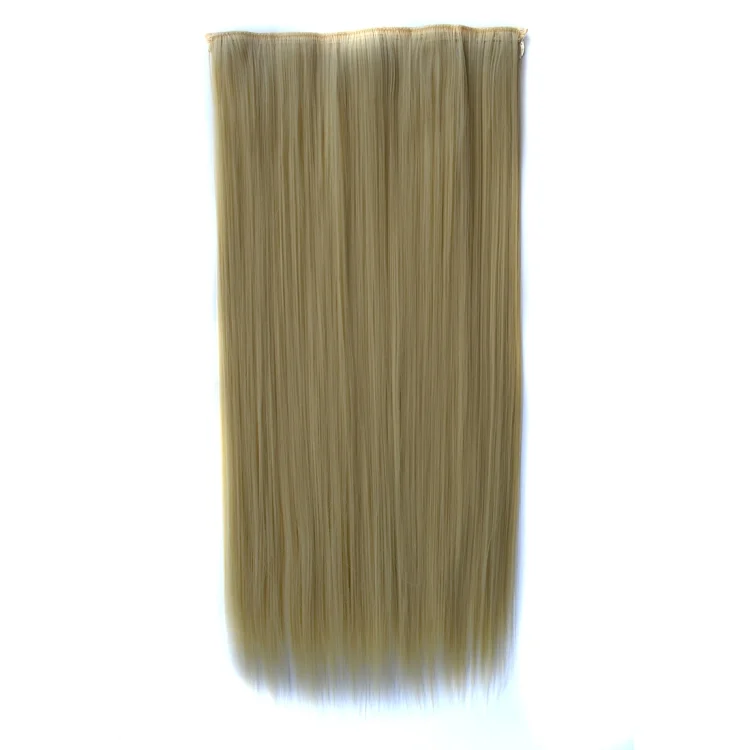 HCB257837.webp 613# One-piece Seamless Five-clip Wig Long Straight Wig Piece - Image 1