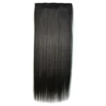 2# One-piece Seamless Five-clip Wig Long Straight Wig Piece - Image 2