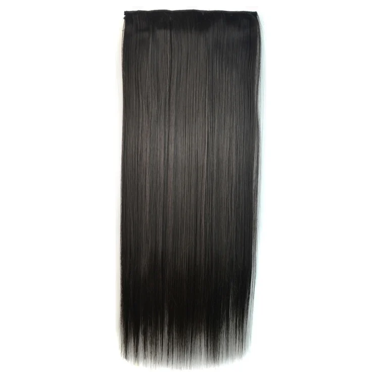 HCB25783_1.webp 2# One-piece Seamless Five-clip Wig Long Straight Wig Piece - Image 2