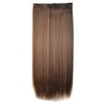 4M30# One-piece Seamless Five-clip Wig Long Straight Wig Piece - Image 2