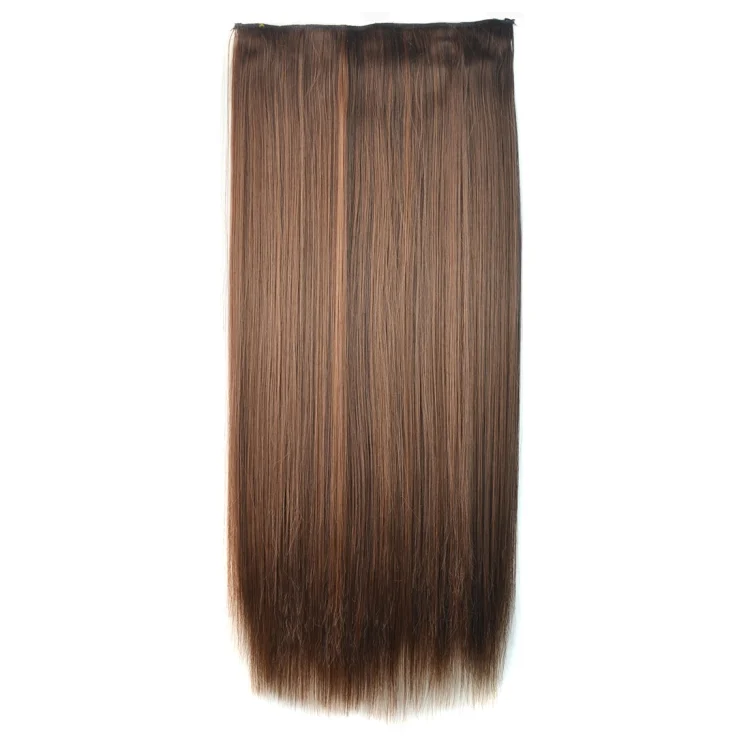 HCB25788_1.webp 4M30# One-piece Seamless Five-clip Wig Long Straight Wig Piece - Image 2