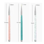 3PCS Nail Drawing Pen Dotting Tools Drawing Pen Carved Tool Nail Art Accessories Brushes Nail Pencil Set - Image 2