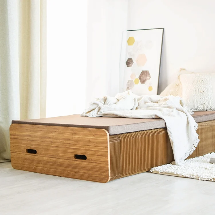 HCB3692H.webp Creative Folding Single Bed, Size: Width: 200x90cm - Image 1