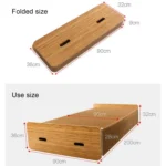 Creative Folding Single Bed, Size: Width: 200x90cm - Image 4