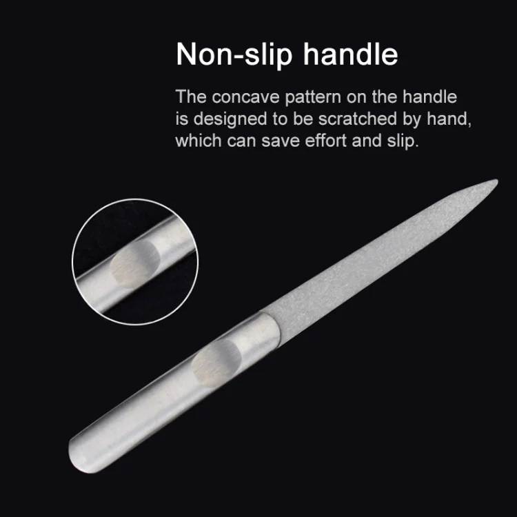 HCB3773_2.webp Stainless Steel Polished Nail File, Length : 95mm - Image 3