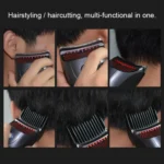 HJ-2019 Men Electric Shaver Fader Self-help Hair Clipper with Cloth + Sponge + Spare Cutter Head, Standard Version, CN Plug - Image 10