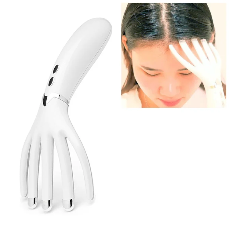 Mini Portable Rechargeable Multifunctional Head Massager Massage Comb