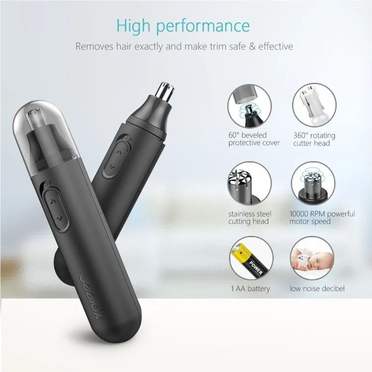 HCB8041B_4.webp XPREEN XPRE001 High-speed Rotating Electric Nose Hair Trimmer Ear Trimmer Rotation Blade for Men and Women - Image 5