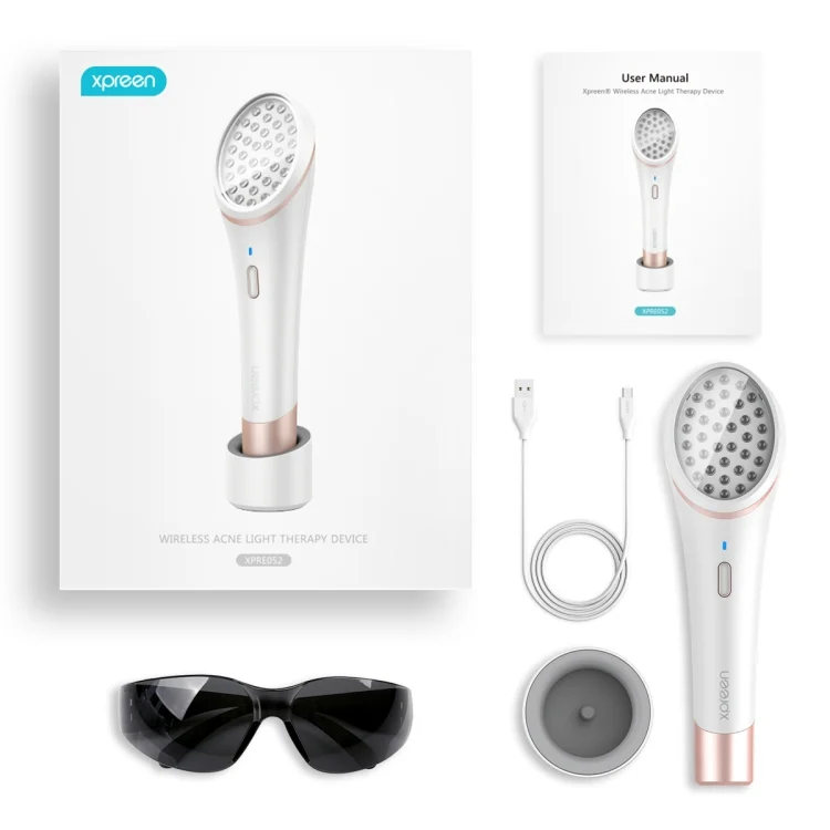 HCB8042W_9.webp XPREEN XPRE052 Wireless Rechargeable Light Acne Treatment Device Home Acne Clearing Eraser with Blue Light and Red Light - Image 10
