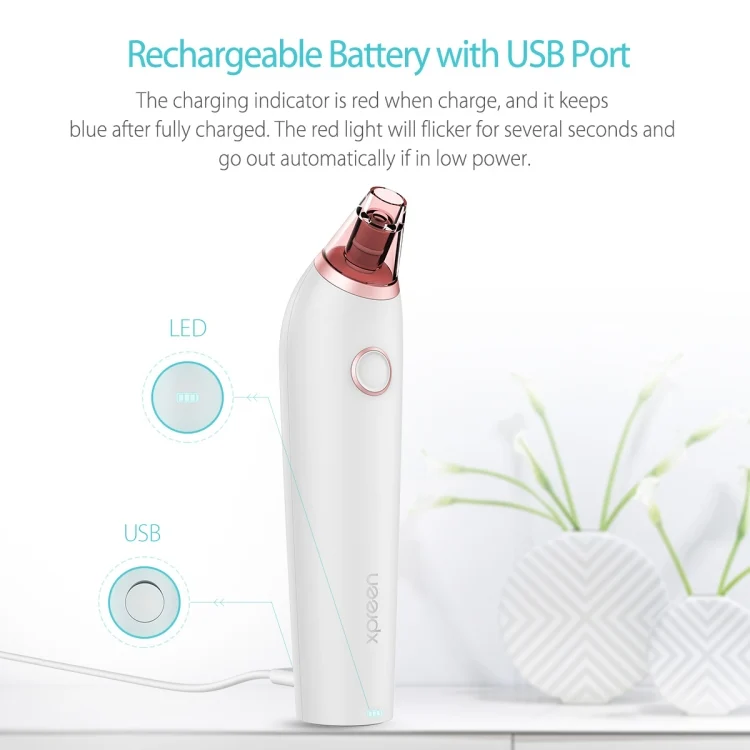 HCB8044W_6.webp XPREEN XPRE027 Blackhead Remover Rechargeable Electric Microcrystalline IPL Pore Cleaner - Image 7