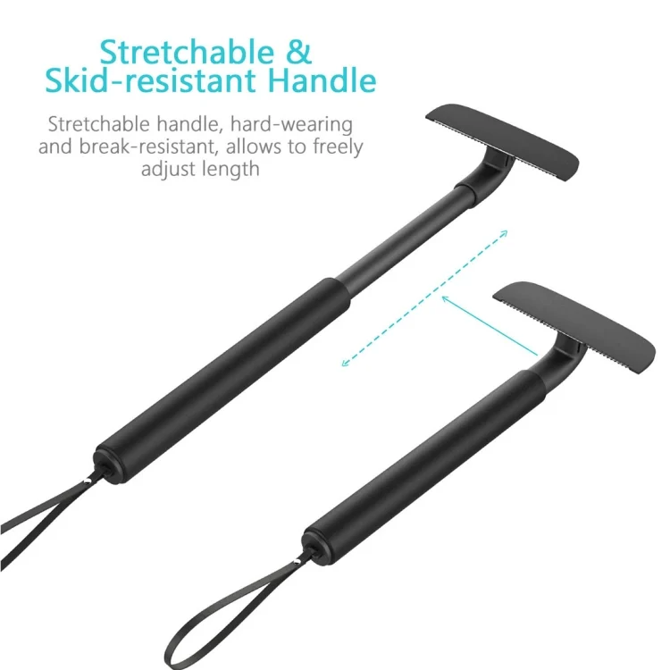 HCB8045B_6.webp XPREEN XPRE034 Stretchable Handle Stainless Steel Blade Back Shaver Adjustable Back Razor with Lanyard for Men - Image 7
