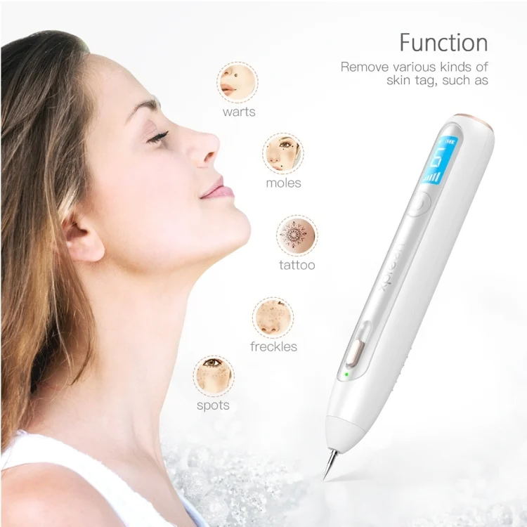 HCB8047W_7.webp XPREEN XPRE051 Professional Wireless Rechargeable Mole Freckle Dark Spots Tattoo Wart Removal Pen Skin Tag Spot Eraser Pro Beauty Sweep Spot Pen Kit With LED Screen & Spotlight - Image 8