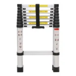 Multifunctional Thickened Aluminum Alloy Single-sided Telescopic Ladder, Size: 2.6m - Image 2