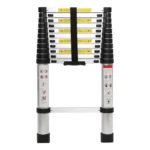 Multifunctional Thickened Aluminum Alloy Single-sided Telescopic Ladder, Size: 3.5m - Image 2