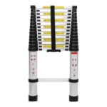 Multifunctional Thickened Aluminum Alloy Single-sided Telescopic Ladder, Size: 4.4m - Image 2