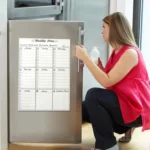 Magnetic Weekly Plan Refrigerator Magnet PET Magnetic Soft Whiteboard, Size: 29.7cm x 42cm - Image 9