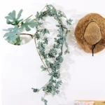 Daisy Leaf Artificial Flower Vine Interior Background Wall Window Decoration, Length: 1.5m - Image 2