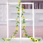 2 PCS Sunflower Artificial Flower Interior Background Wall Window Decoration, Length: 2.6m - Image 3