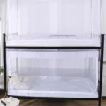 Student Dormitory Square Ceiling Zipper Mosquito Net Encryption Zipper Single Door Defence Mosquito for Lower Berth - Image 2