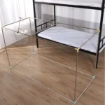 Student Dormitory Square Ceiling Zipper Mosquito Net Encryption Zipper Single Door Defence Mosquito for Lower Berth - Image 9