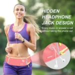 HAWEEL Running Belt Waist Fanny Pack Bag Sports Waterproof Waist Phone Pocket - Image 7