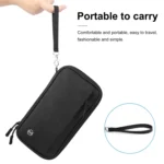 HAWEEL Clutch Bag Passport Wallet Document Organizer Credit Cards Case Bag - Image 8