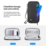 HAWEEL Clutch Bag Passport Wallet Document Organizer Credit Cards Case Bag - Image 9