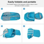 HAWEEL Hiking Portable Foldable Backpack Large Capacity Shoulders Bag - Image 8