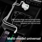 WLX-K26 40W Dual PD + Dual QC Multi-function Car Charger - Image 7