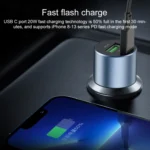 MOMAX UC15 38W PD + QC3.0 Dual Ports Car Charger - Image 5
