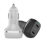 ACC-580 Dual Ports PD 60W Fast Charging Car Charger - Image 2