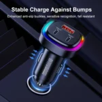 REMAX RCC330 Earl Series 3 in 1 Car 66W PD Fast Charger with Indicator Light - Image 5