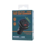REMAX RCC330 Earl Series 3 in 1 Car 66W PD Fast Charger with Indicator Light - Image 7