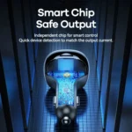 REMAX RCC331 Rodi Series 3 in 1 Car 64.5W PD Fast Charger Support FM / TF Card / Bluetooth Hands-free Calling - Image 4