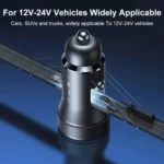 REMAX RCC335 Seaya Series 2 in 1 Car 30W PD Fast Charger - Image 6