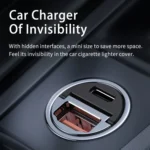 REMAX RCC350 Tanya Pro Max Series 2 in 1 Car 45W PD Fast Charger - Image 6