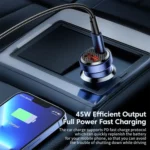 REMAX RCC338 Walking Series 2 in 1 Car 30W PD Fast Charger - Image 4