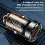 REMAX RCC338 Walking Series 2 in 1 Car 30W PD Fast Charger - Image 5