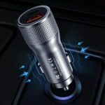 WK WP-C30 20W QC3.0 USB + PD UB-C / Type-C Interface Flash Series Car Fast Charger - Image 6