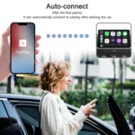 USB + USB-C / Type-C Wired to Wireless Carplay Adapter for iPhone - Image 5