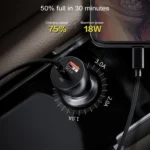 awei C-822 18W PD 8 Pin + 18W QC 3.0 USB Interface Car Charger - Image 8