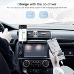 awei C-822 18W PD 8 Pin + 18W QC 3.0 USB Interface Car Charger - Image 9