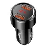 Baseus 45W Dual QC Car Digital Display Intelligent Quick Charge Charger - Image 3