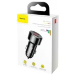 Baseus 45W Dual QC Car Digital Display Intelligent Quick Charge Charger - Image 6