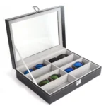 8 Grids Portable Sunglasses Protective Storage Box
